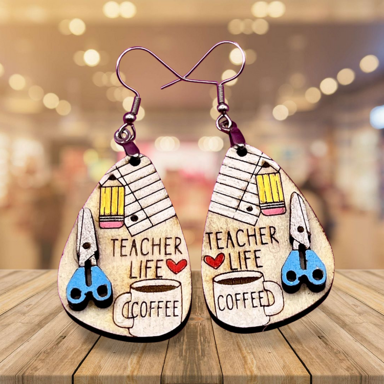 Wooden Earrings Collection
