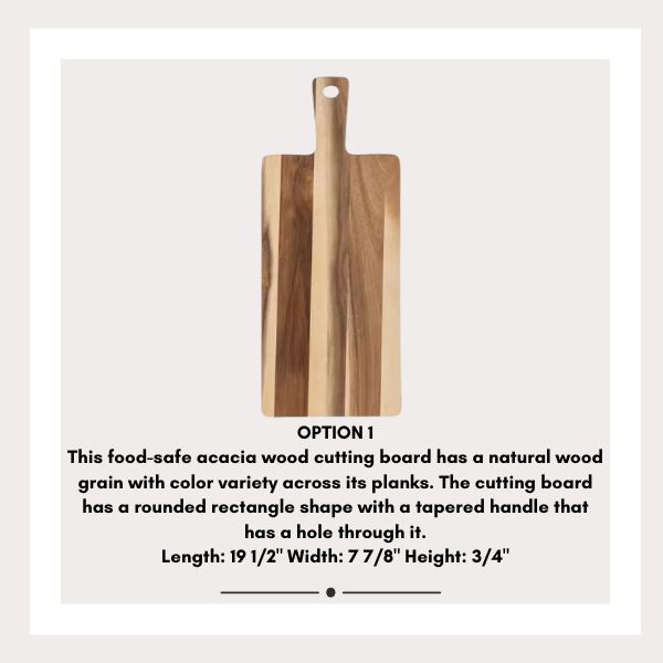 Cutting Board Option 1