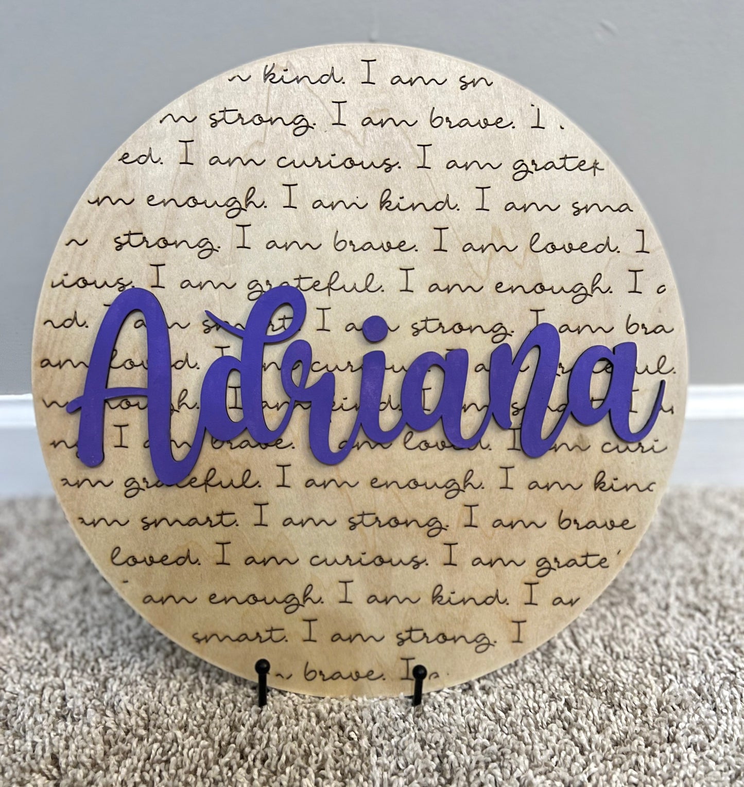 I am Brave, Strong, Kind... Name Sign