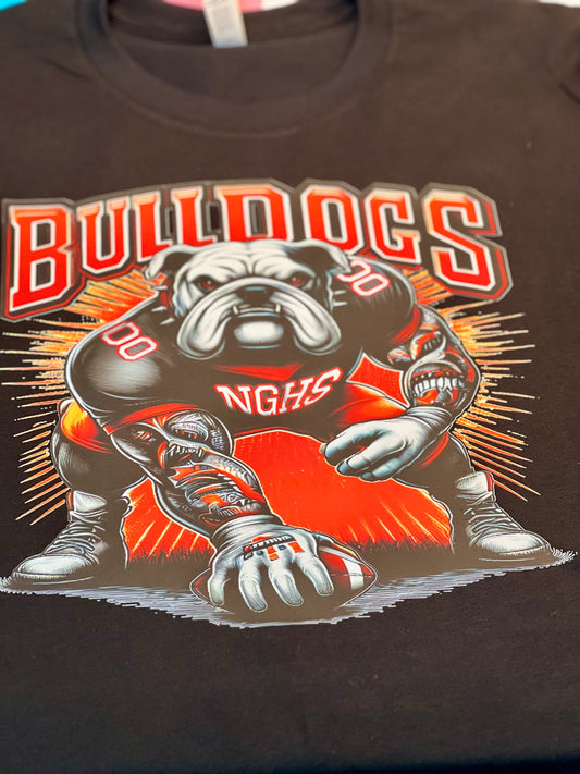 North Gwinnett Bulldogs Cohort Football Tee