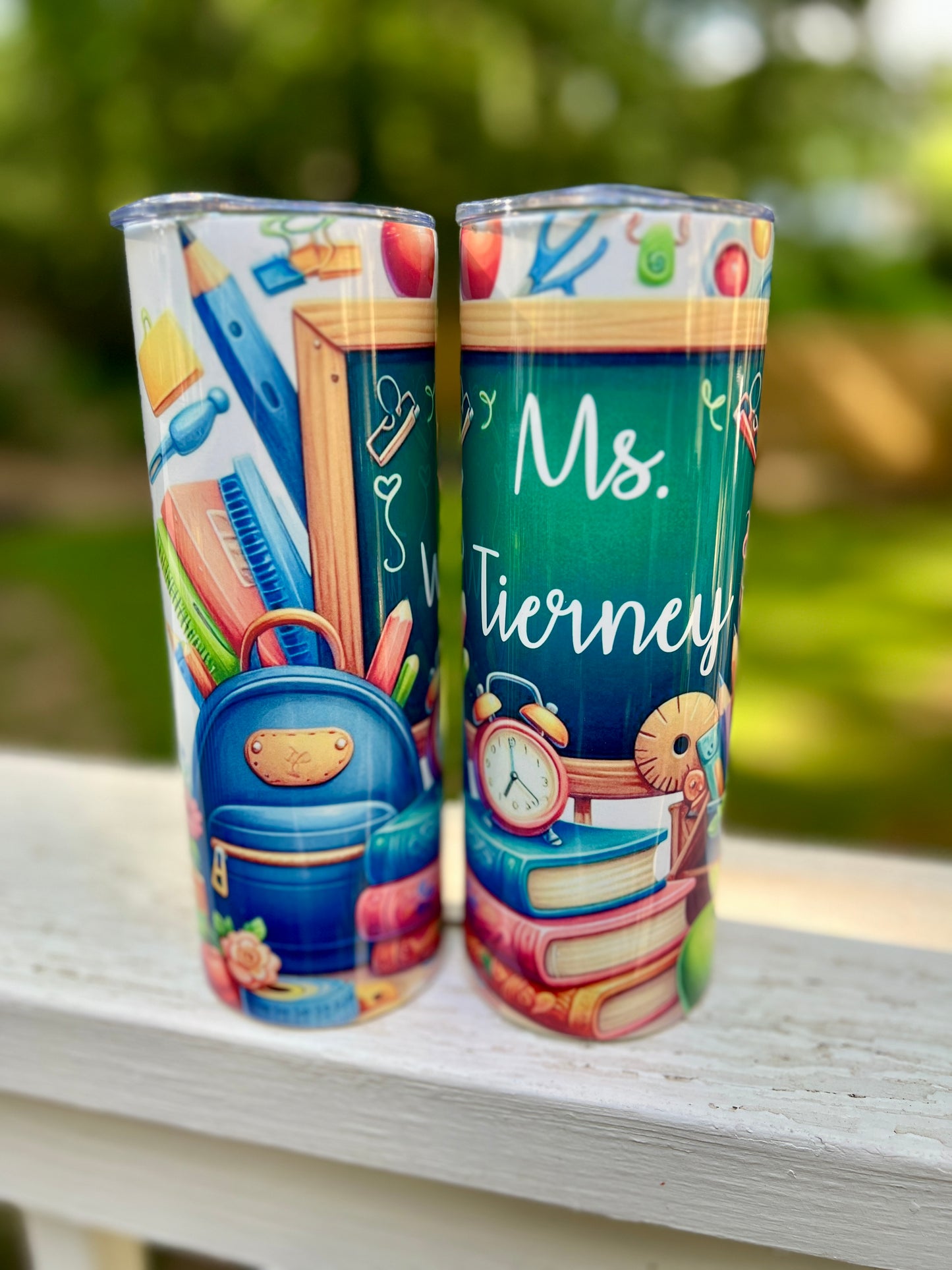 Chalkboard Style- Tacher Tumbler
