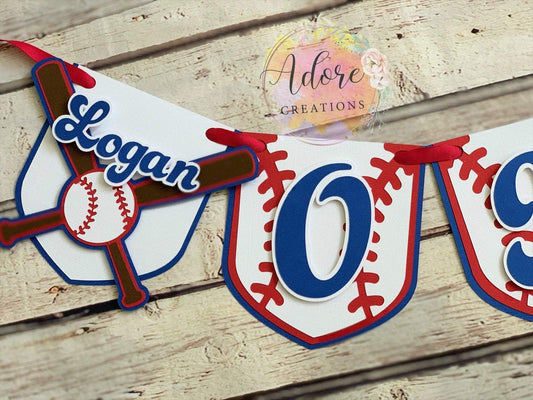 Baseball Banner, Baseball Birthday Banner