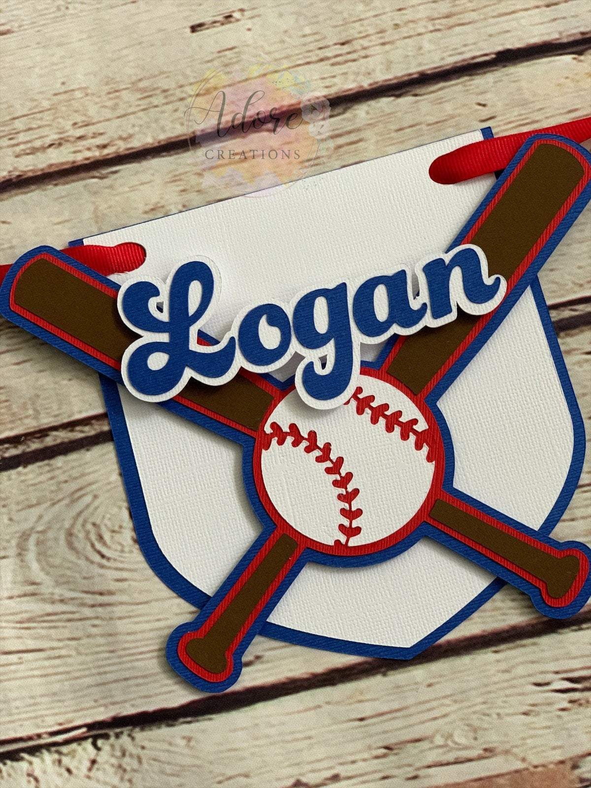 Baseball Banner, Baseball Birthday Banner