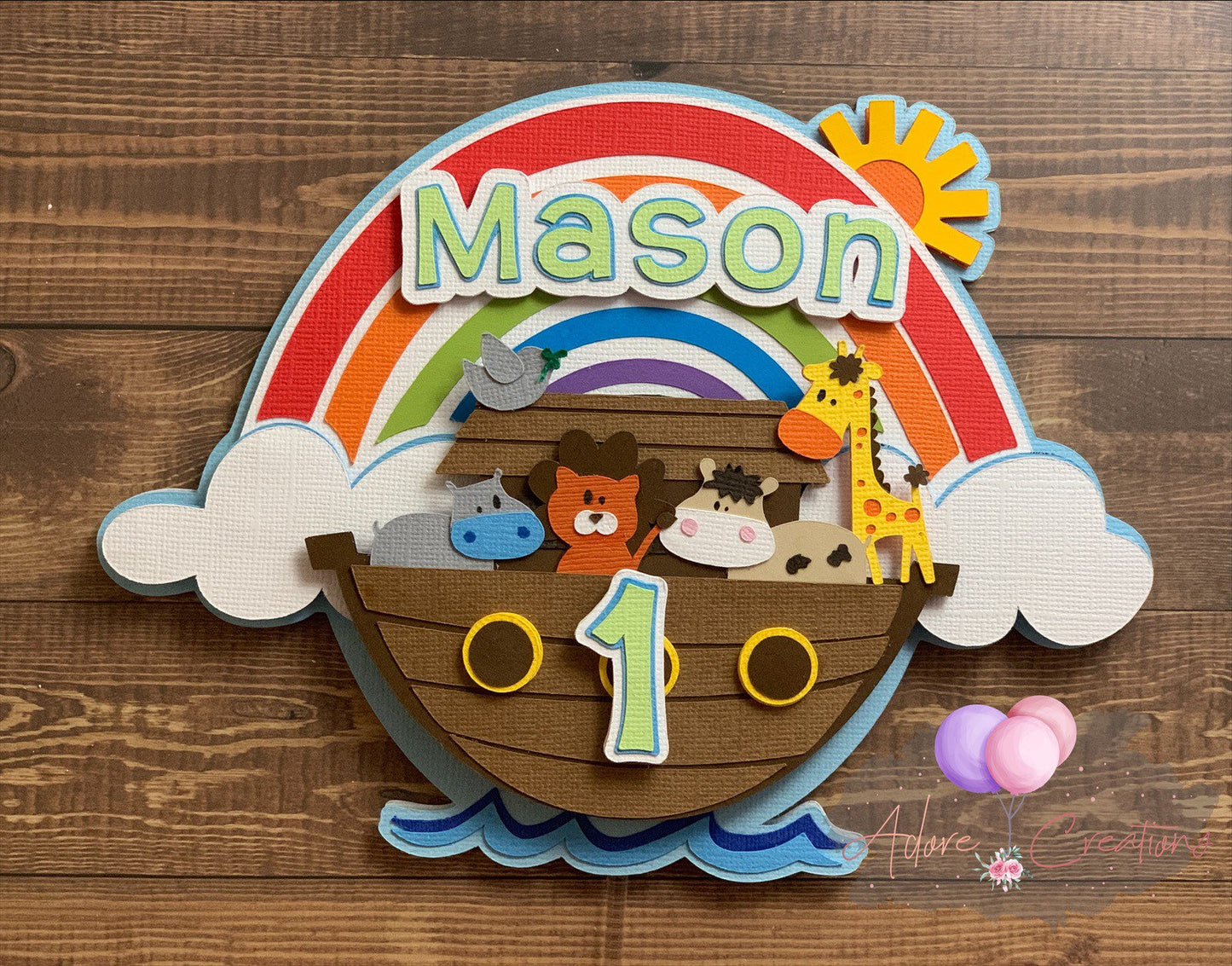 Noah’s Ark Cake Topper