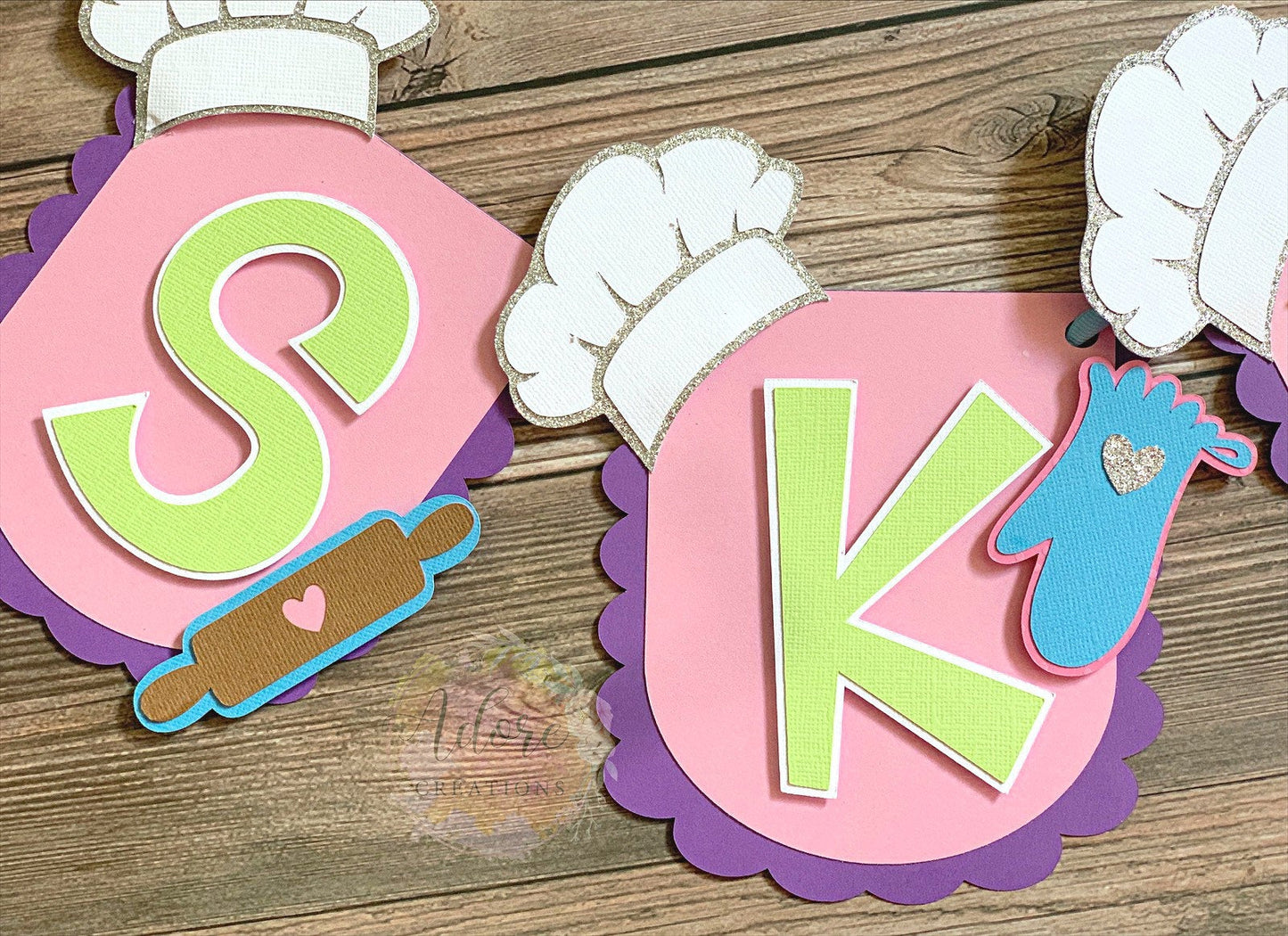 Baking Party Banner, Cooking Party Banner