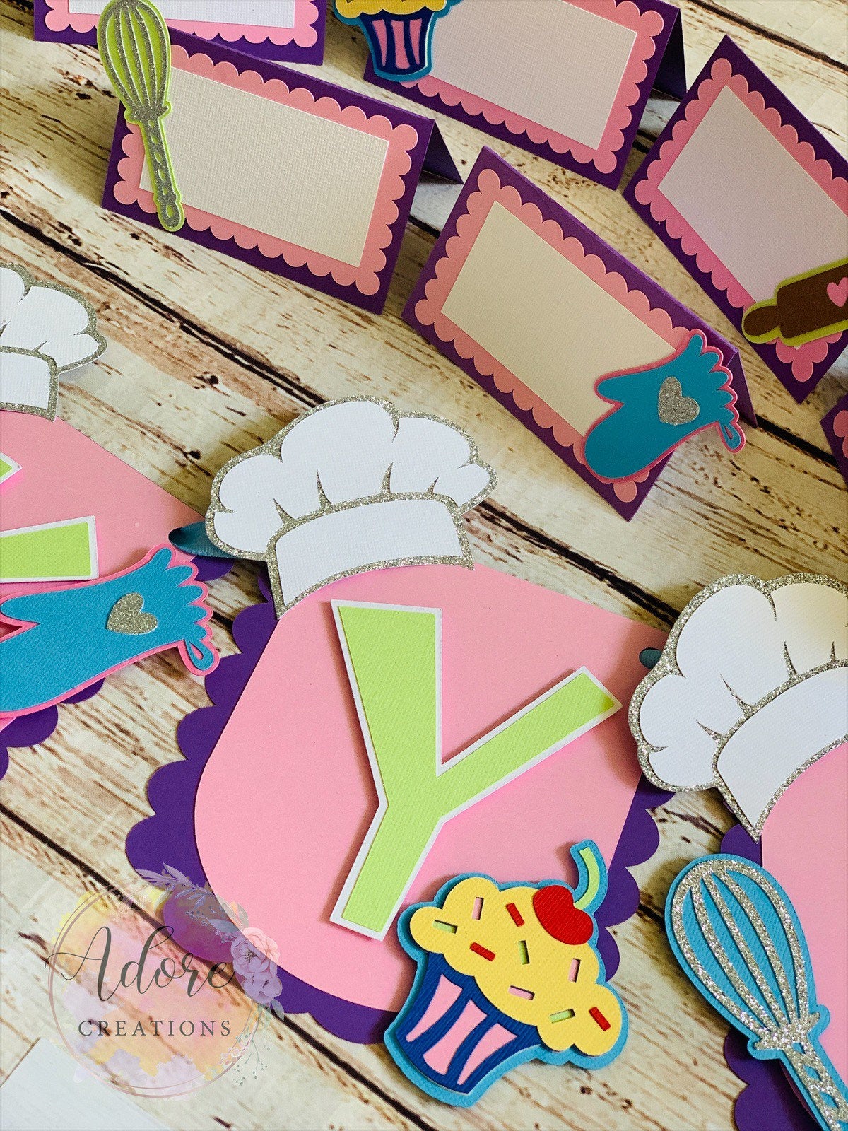 Baking Party Banner, Cooking Party Banner