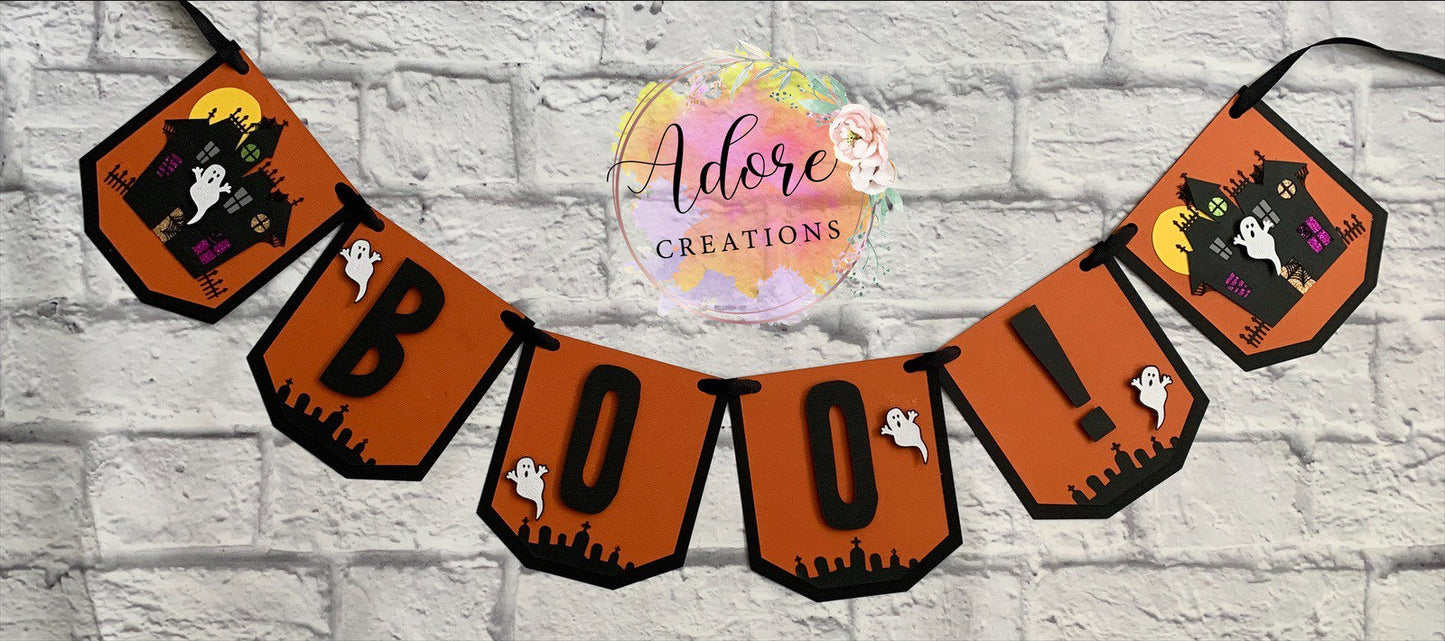 Halloween Banner, Boo Banner
