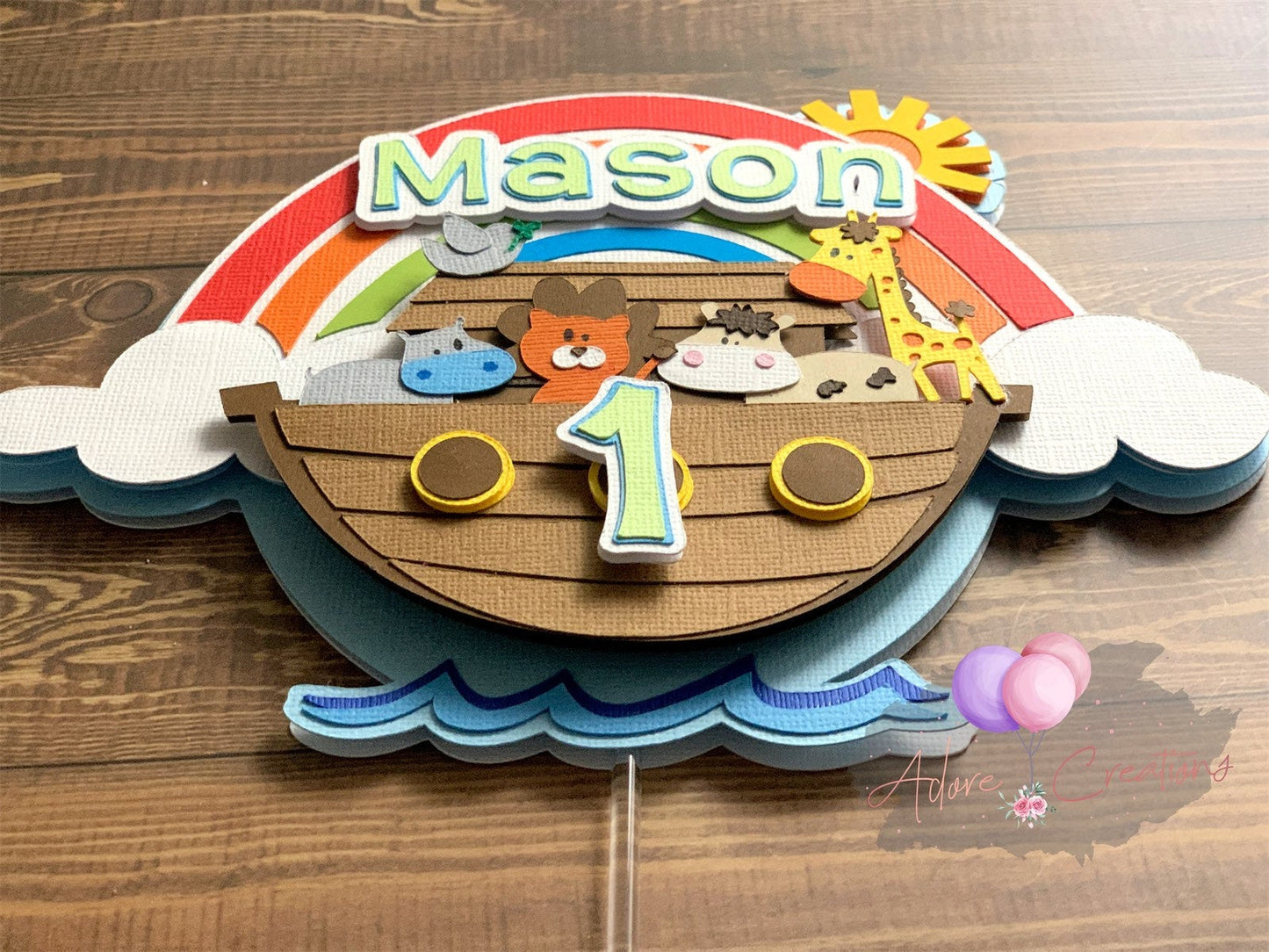 Noah’s Ark Cake Topper