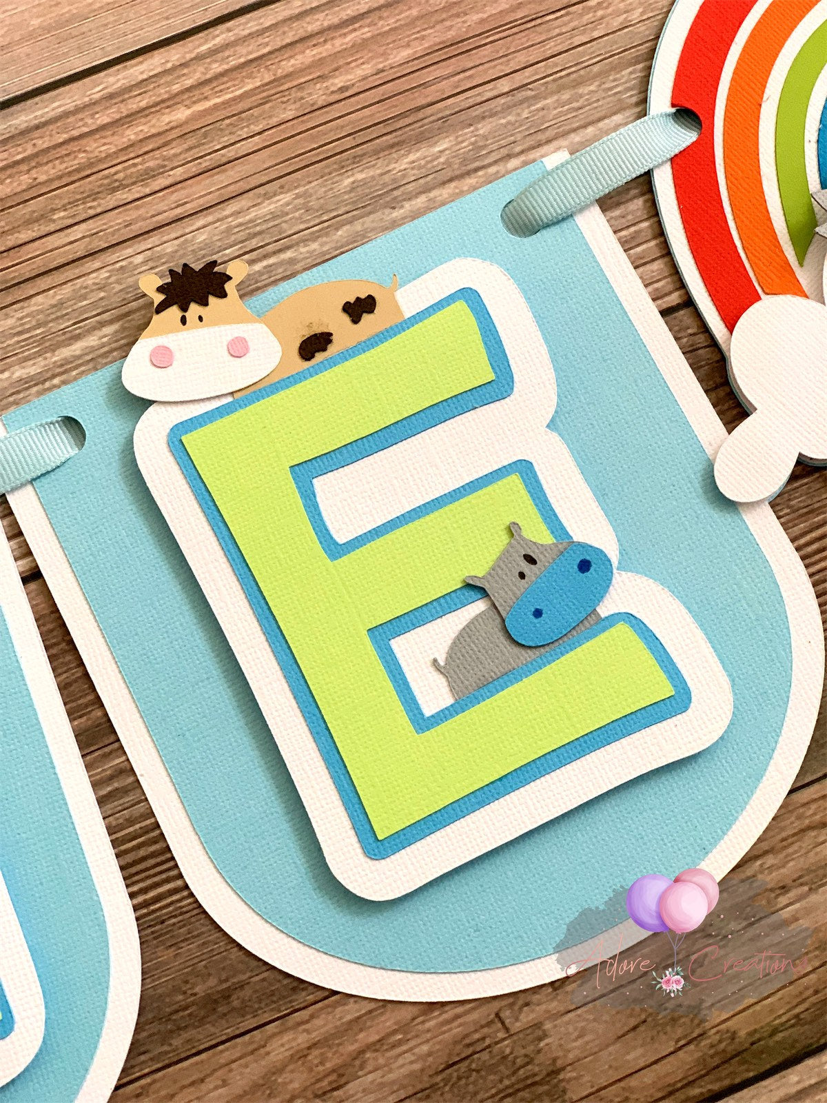 Noah’s Ark Banner or Noah's Ark High Chair Banner