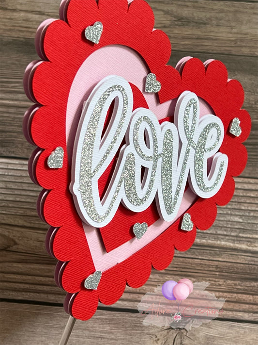 Valentine's Day Cake Topper
