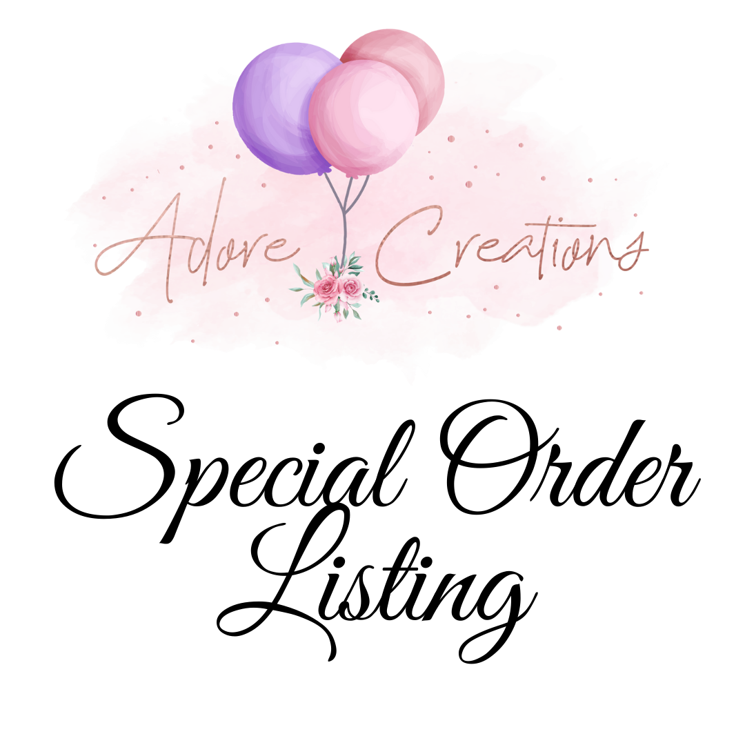 Custom Order For Sharon L.