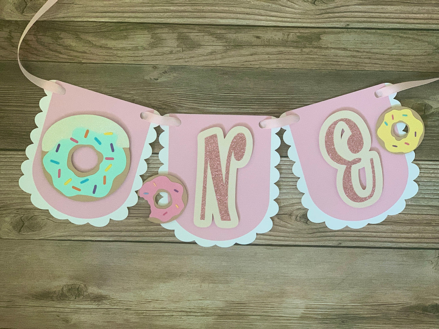 Donut High Chair Banner, Sweet One High Chair Banner, Donut Grow Up High Chair Banner