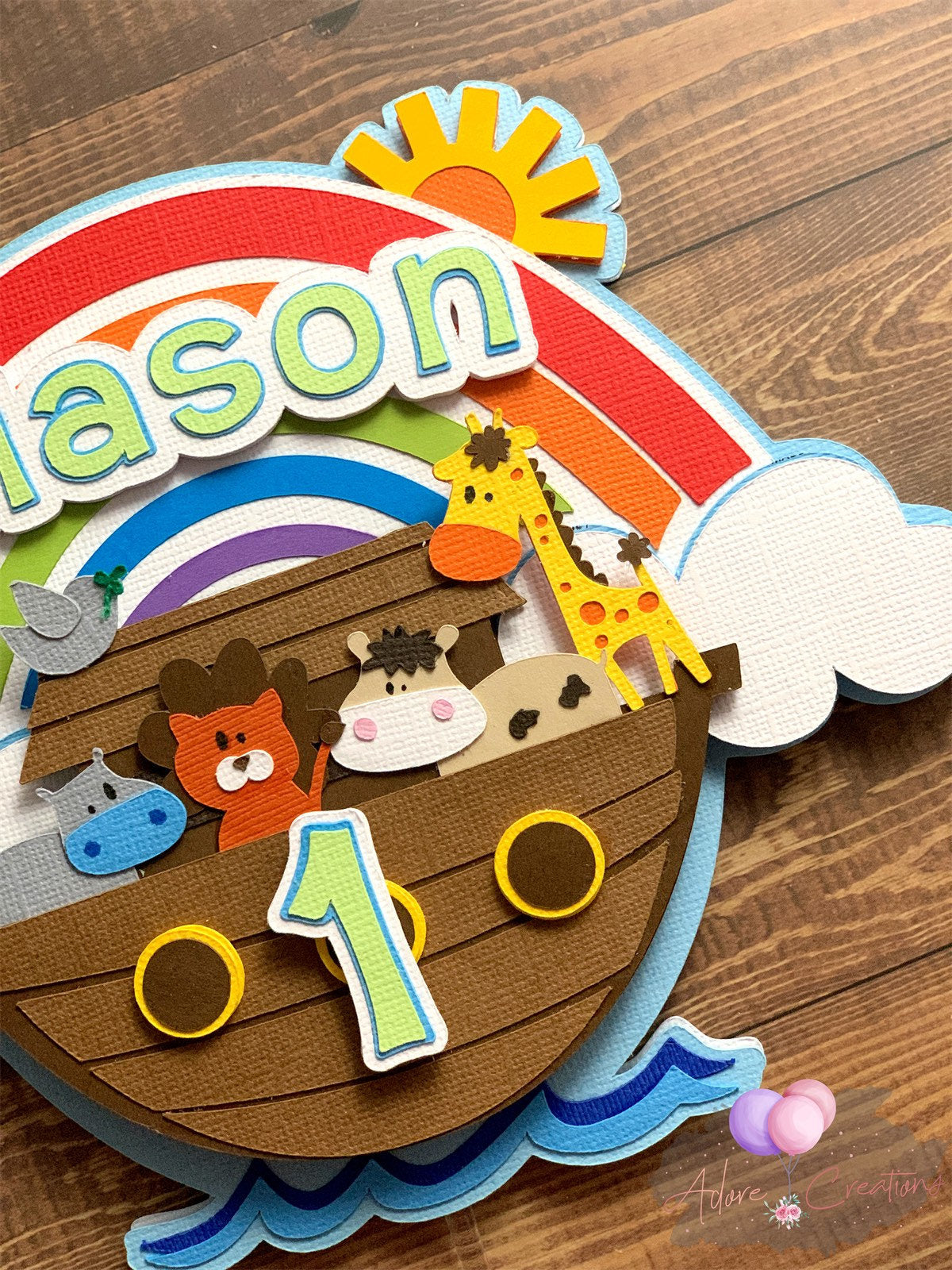 Noah’s Ark Cake Topper