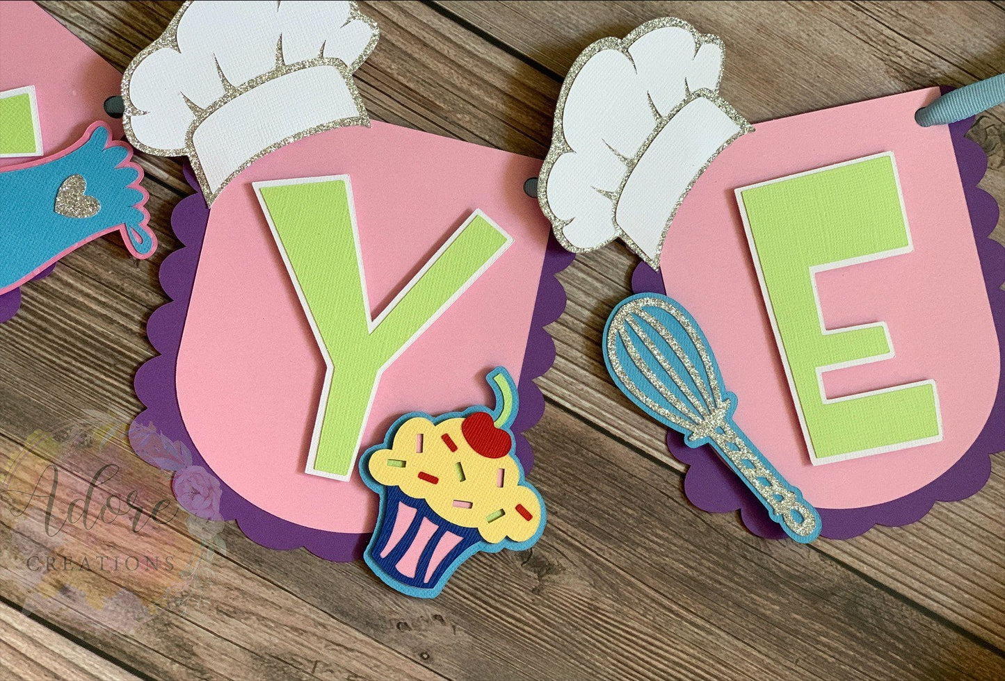 Baking Party Banner, Cooking Party Banner