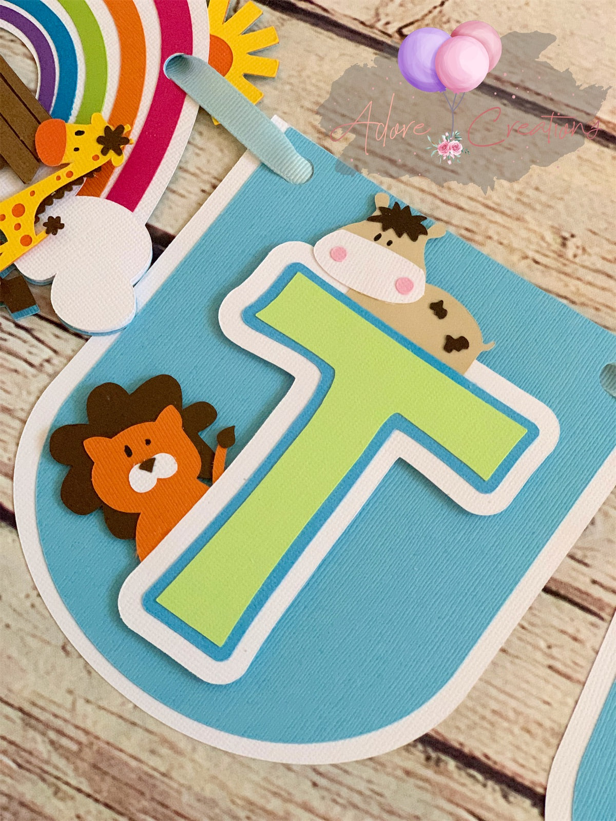 Noah’s Ark Banner or Noah's Ark High Chair Banner