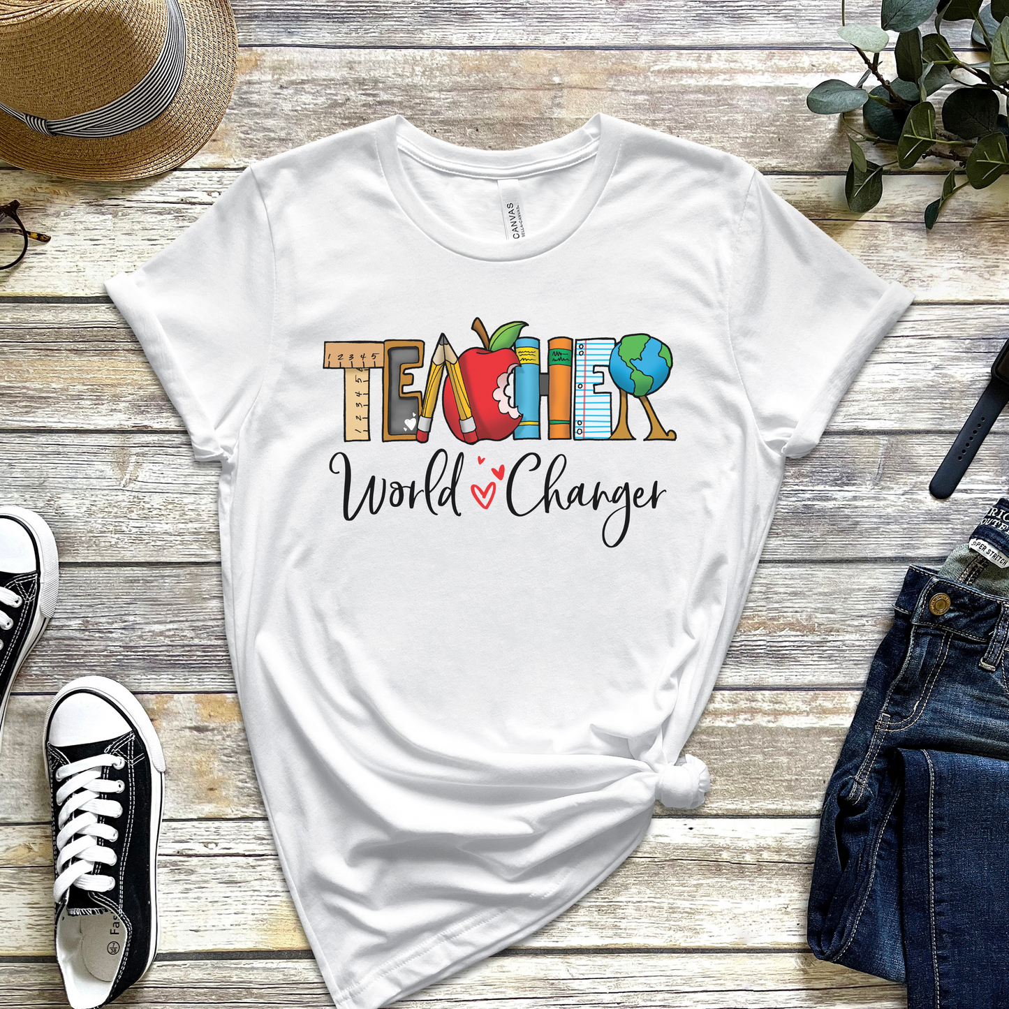 Teacher World Changer Shirt