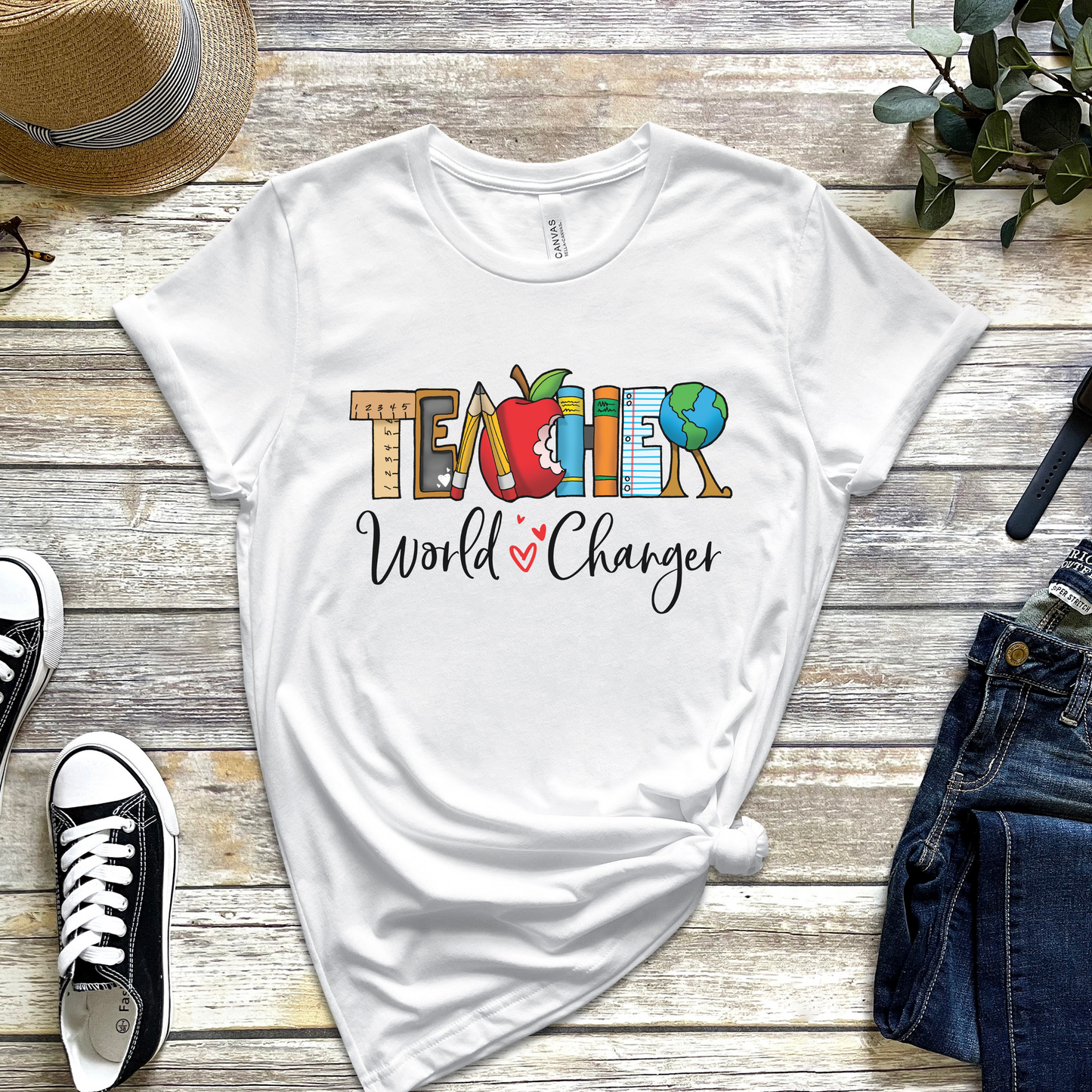 Teacher World Changer Shirt