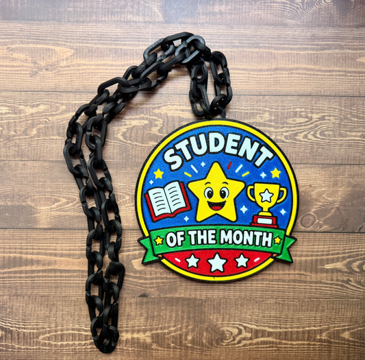 Student of the Month Hype Chain | Classroom Reward Necklace | Student Recognition Award | Teacher Incentive | School Achievement Award