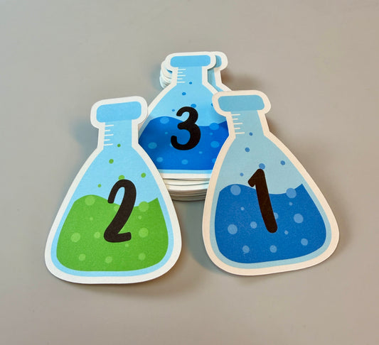 Science Lab Desk Numbers (1–30)