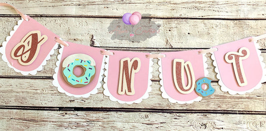 Donut Banner, Donut Grow Up Banner