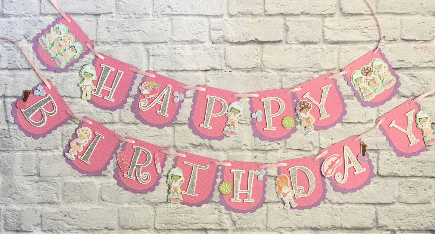 Spa Party Birthday Banner