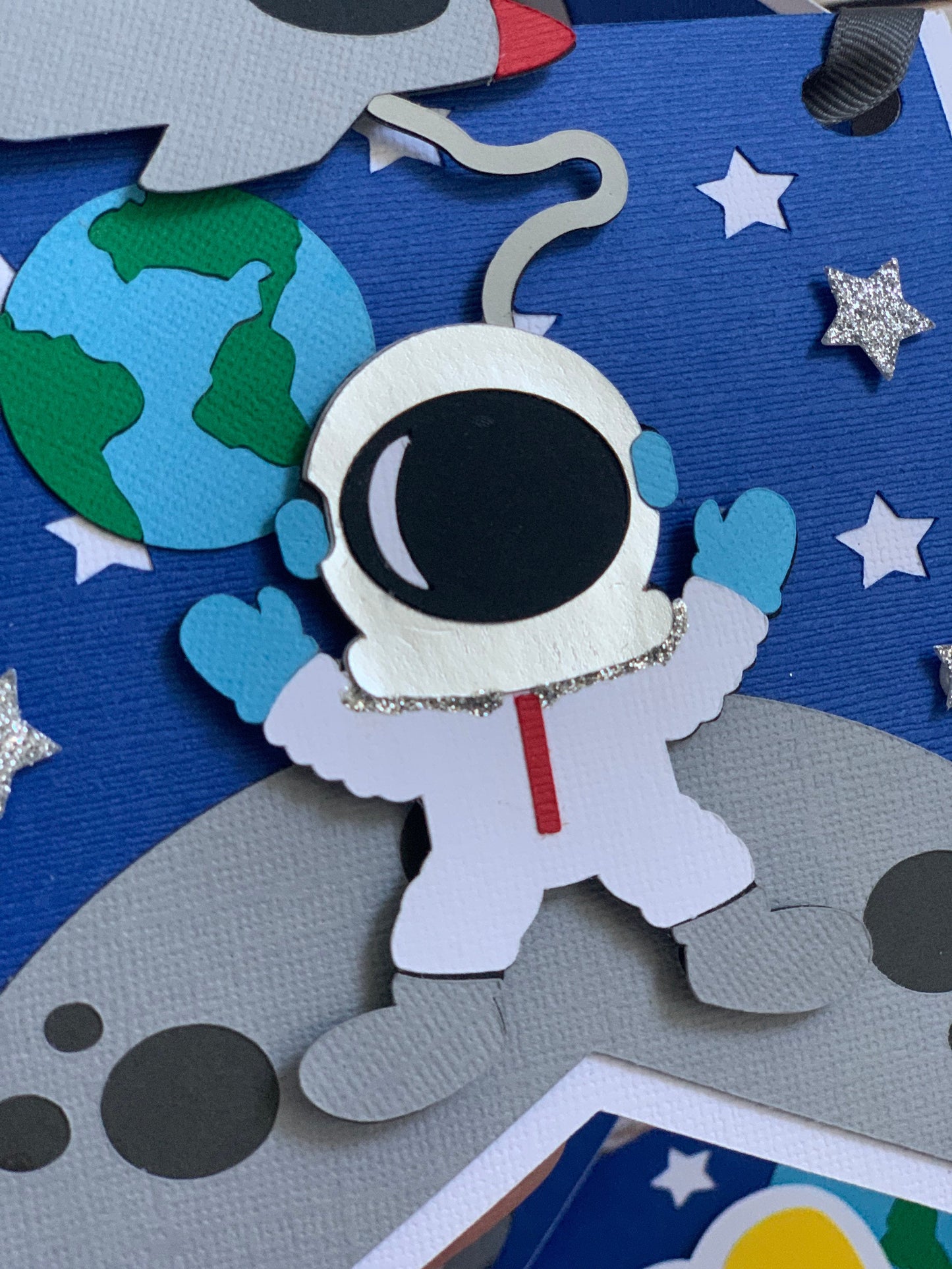 Outer Space Birthday Banner, Astronaut Party Banner