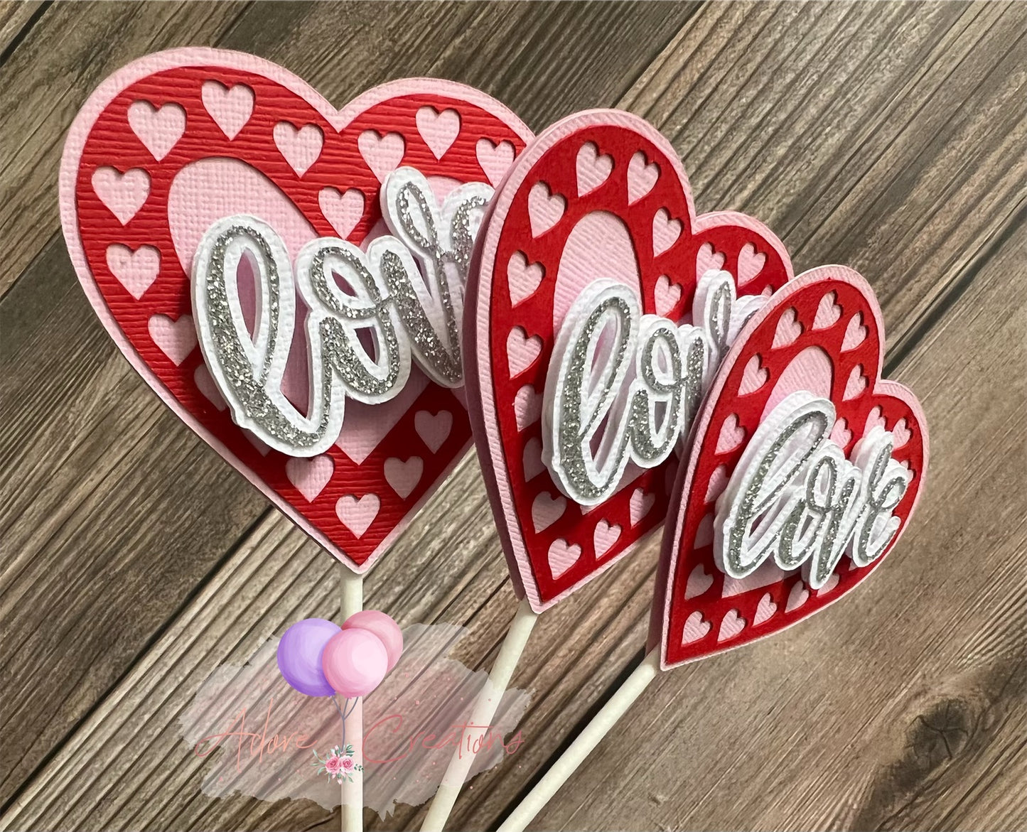 Valentine’s Day Cupcake Toppers