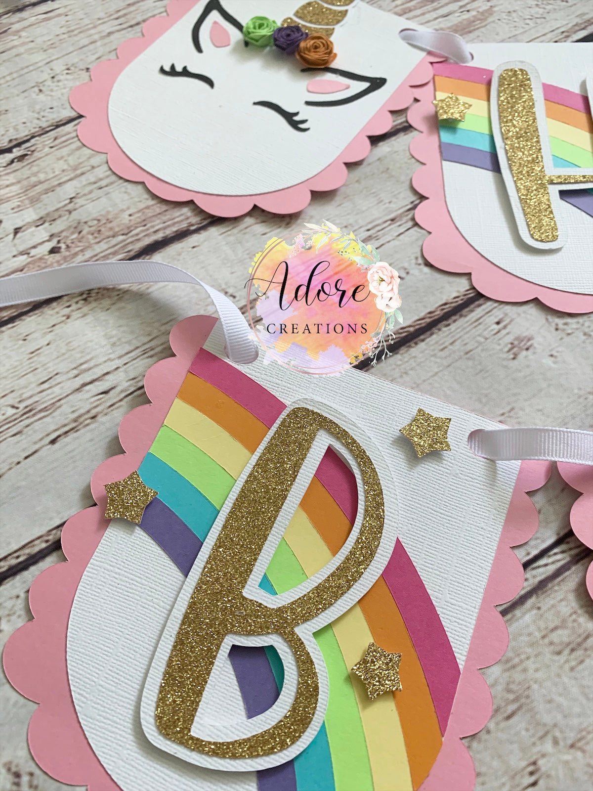 Rainbow Unicorn Banner