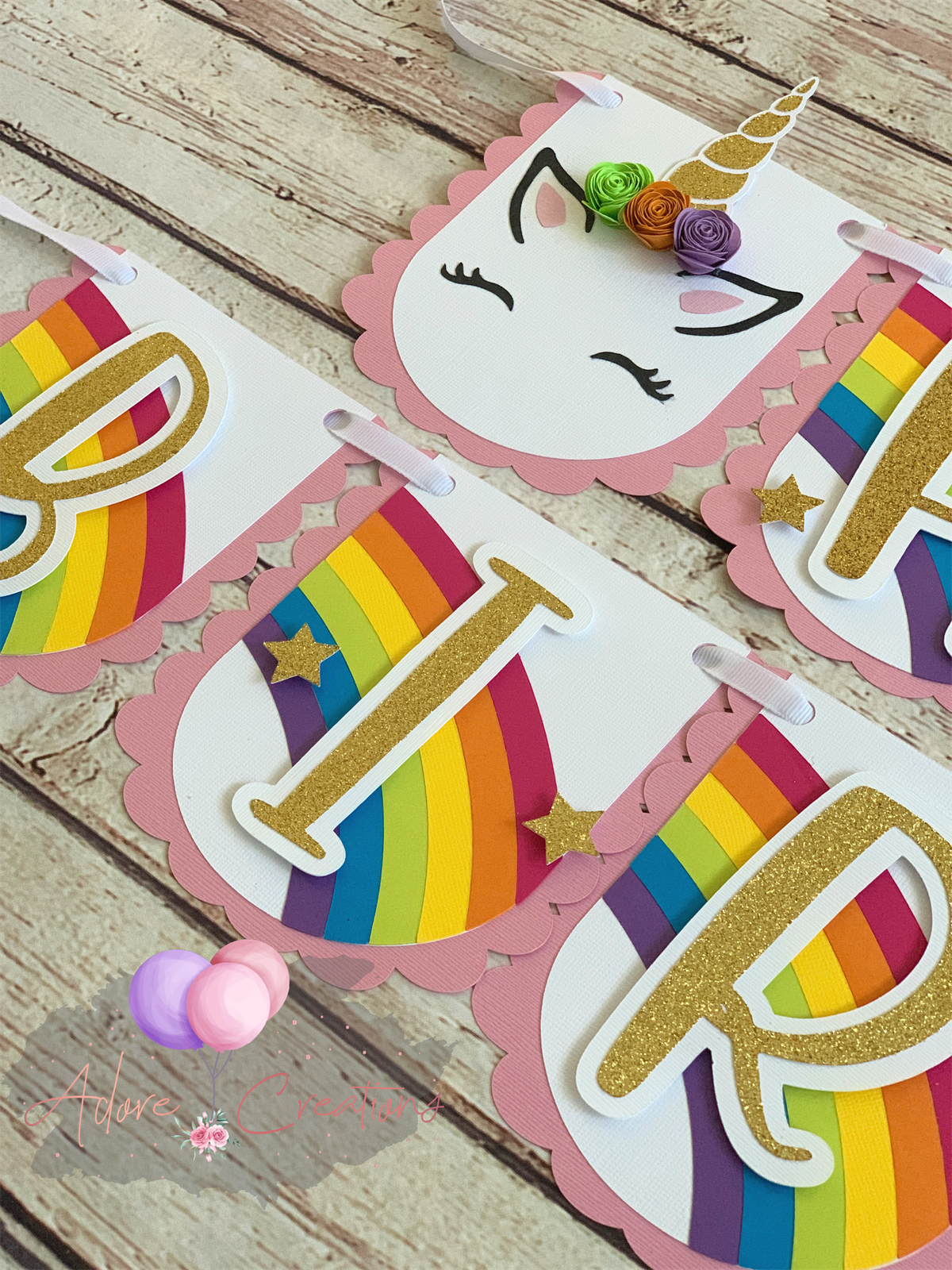 Rainbow Unicorn Banner